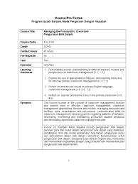 Check spelling or type a new query. Tsl3109 Managing Primary Esl Classroom Proforma Classroom Management Classroom