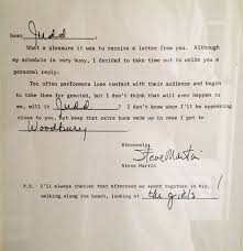 The Other Day Famed Film Producer Judd Apatow Tweeted A Letter He Received From Steve Martin As A Young Child In A Short Steve Martin Lettering Judd Apatow
