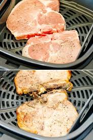 Great for grilling, baking, or broiling. Air Fryer Pork Chops No Breading Plated Cravings