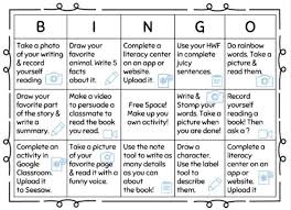 Bingo At Home App Game Ideas Seesaw Bingo Seesaw Learning Seesawlearning On Instagram Have You Seen This Amazingseesaw Bingo Game Board Such A Great Addi Seesaw Literacy Seesaw App