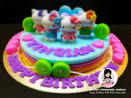 Menghias kue hello kitty dengan buttercream transfer dan fondant, salah satu kue tema anak anak yang sangat di sukai. Hello Kitty Jelly Gelatinas Infantiles Gelatinas