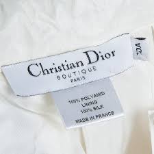 Baby Dior Cream Tulle Overlay Tiered Skirt 10 Yrs