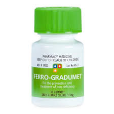 Ferro Gradumet 325mg 30 Tablets Amcal