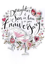 Find the perfect anniversary card for your loved one online at thortful. Daughter Son In Law Anniversary Card Cards Happy Wedding Anniversary Wishes Wedding Anniversary Wishes Anniversary Cards