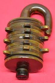 Vintage Combination Padlock Old Keys Antique Keys Key Lock