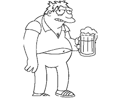 Here is a free coloring page of the simpson. 29 Simpson Coloring Ideas Coloring Pages Coloring Pages For Kids Simpsons Drawings