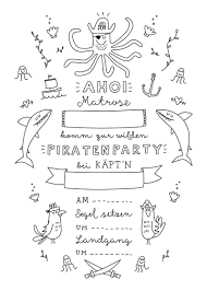 Urkunde / einladung zum ausmalen piraten (vorlage 1). Schiff Ahoi Auf Der Piratenparty Naturlich Glucklich
