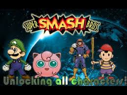 For nintendo 64 · jigglypuff · captain falcon · luigi · ness. Super Smash Bros 64 Unlocking All Characters Youtube