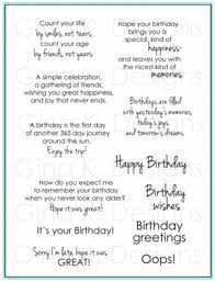 Simple Birthday Wishes To Write In A Card Paperfections Verses For Cards Card Sayings Birthday Verses For Cards