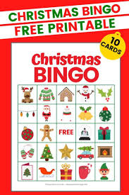 Make printable bingo cards or digital bingo cards in minutes! Christmas Bingo Free Printable Christmas Game With 10 Cards