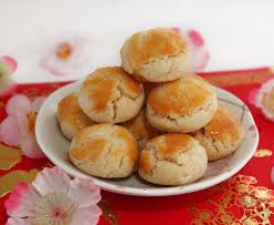 To quickly firm cookies, drop onto cookie sheets. Chinese New Year Almond Cookies With Crunch Bread Et Butter