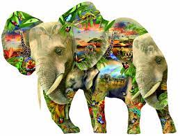 Enjoy the best free online jigsaw, with a new puzzle every day. Animal Shaped Jigsaw Puzzles Jigsaw Puzzles For Adults Shaped Jigsaw Puzzles Animal Puzzle Elephant