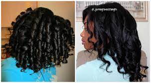 Curlformers On Relaxed Dry Hair Vs Wet Hair Relaxed Hair Curly Hair Styles Naturally Healthy Relaxed Hair