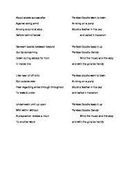 Learn The Prepositions To The Tune Of Yankee Doodle How To Memorize Things Prepositions Language Lessons