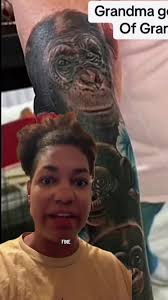 Tatuaje Mama Gorila Con Sus Crias