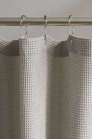 Coyuchi Waffle Organic Shower Curtain In 2020 Organic Shower Coyuchi Shower Curtain