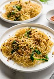 Add angel hair pasta and cook until tender but firm to the bite, stirring often to prevent the pasta from sticking, about 4 minutes. Angel Hair Noodles With Arugula And Pistachio The Live In Kitchen