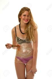 Young Girl Imitates Cut Belly With A Knife Stock Photo, Picture and Royalty  Free Image. Image 17865230.