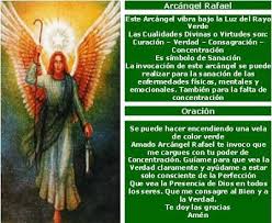 Oracion glorioso arcangel san rafael. Angels Enero 2009 Oracion A Los Arcangeles Oraciones Oracion Al Arcangel Gabriel