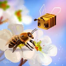 If, like in reality, you get stung, the bee loses its stinger. Bee Cube By Https Www Deviantart Com Tsaoshin On Deviantart Minecraft Art Minecraft Drawings Minecraft Fan Art