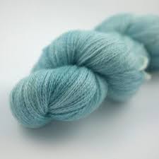 Hand Dyed Yarn Aquarium Hand Dyed Alpaca Silk Lace Yarn Yarn Hand Dyeing Hand Dyed Yarn