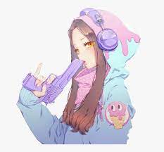 Dabi and shoto aesthetic desktop wallpapers. Girlpower Animegirl Girl Anime Cute Colorful Anime Girl Aesthetic Icon Hd Png Download Transparent Png Image Pngitem