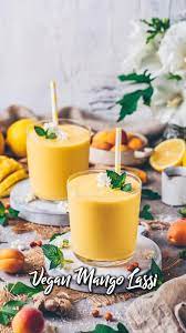 vegan mango lassi indian smoothie video lassi recipes mango lassi recipes vegan drinks recipes