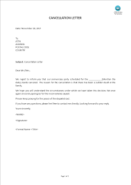 Depending on your particular situation, use the letter that best suits your needs. Cancellation Letter Templates At Allbusinesstemplates Com