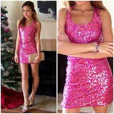 Hot Pink Sequin Dress Hot Pink Vassana Doroban Hot Pink Sequin Dress Pink Sequin Dress Dresses