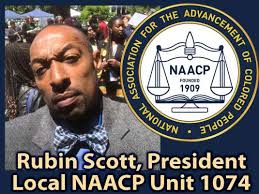 Rubin Scott, President of Local NAACP Unit 1074