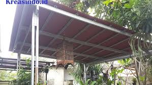 Kanopi rumah merupakan rangka dan atap yang biasanya dipasang di beranda depan rumah atau bangunan. Kanopi Minimalis Baja Ringan Model Terbaru Yang Cocok Untuk Mempercantik Teras Rumah Anda