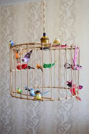 Small Birdcage Pendant Light Wicker Chandelier Kids Lamp Wood Chandelier Wicker Light Ceiling Light Nursery Lamp Wicker Pendant Light Kids Lamps Wood Chandelier