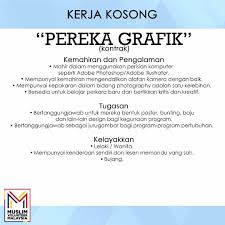 Pereka grafik gred 29 (kontrak personel mystep). Sertai Kami Muslim Volunteer Malaysia Muslim Volunteer Malaysia Mvm