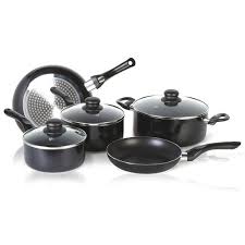 What type of saucepan should you buy? 8 Piece Nonstick Cookware Set Pots And Pans Set Non Stick Saucepans Sets Induction Pans Set Oven Safe Induction Cookware Set Non Stick Set With Glass Lid Buy Online In India At Desertcart In