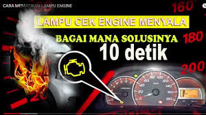 Agar aktivitas menggunakan mobil tak terganggu, ganti busi mobil sesuai anjuran. Cara Gampang Memperbaiki Lampu Engine Nyala Cuma 10 Detik Youtube