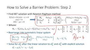 Interior Point Method For Optimization Youtube