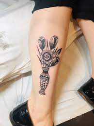 Traditional Flower Vase Tattoo Vase Tattoo Tattoos Traditional Tattoo Vase