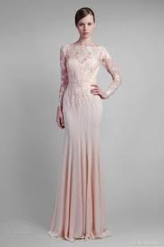 This Dress Is Stunning Loving The Blush Pink Long Lace Sleeve Blush Wedding Gown Long Sleeve Wedding Dress Lace Long Sleeve Lace Gown Gorgeous Dresses