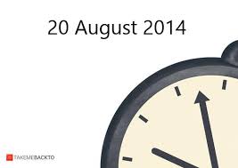 August 20 is the 232nd (233rd in leap years) day of the year in the gregorian calendar. August 20 2014 Wednesday What Happened On 8 20 2014 Takemeback To