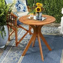 Mid century modern outdoor bistro set. Mid Century Modern Round Outdoor Bistro Tables You Ll Love In 2021 Wayfair