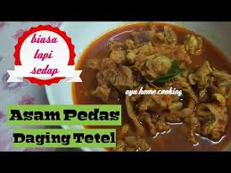 Tips memasak cumi adalah jangan terlalu lama di masak atau di goreng. Asam Pedas Daging Tetel Mudah Dan Sedap Cara Saya Youtube