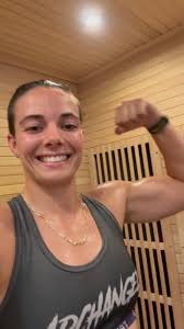 Weight cut and recovery with the help of @hotworxpoughkeepsie 7 more weeks,  let’s go ❤️‍🔥