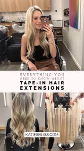 Everything You Need To Know About Tape In Hair Extensions Tape In Hair Extensions Hair Extensions For Short Hair Hair Extension Care