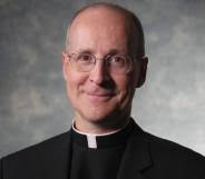 Gay church worker resigns after homophobes spray 'no fags'