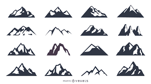 12 Flat Mountain Icons Set Includes Many Designs In Different Styles And Shapes Great Mountain Silhouettes And Illustrations Let S Go Hiking Icon Set