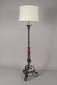 Neo Gothic Forged Iron Floor Lamp Iron Floor Lamp Lamp Antique Floor Lamps
