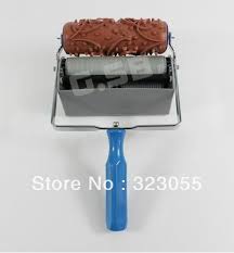 Foam rollers are paint rollers that have an extra textured layer added to them. Wall Painting Printing Embossed Pattern Roller Applicator Decor Paint Brush