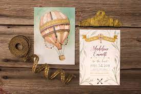 See more ideas about birthday invitations, invitations, birthday party invitations. Wanderlust Hot Air Balloon Alicia S Infinity