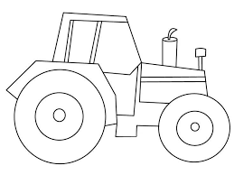 Our farm coloring pages are a great accompaniment to any animal lesson at home, preschool, or even the 1st grade. Easy Tractor Coloring Page Novocom Top