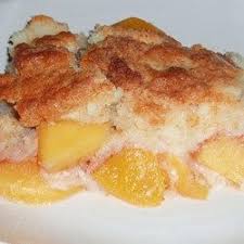 Peach cobbler recipe with canned peaches and cake mix. Easy Peach Cobbler With Cake Mix Recipe Easy Peach Cobbler Recipe Peach Cobbler Easy Cobbler Recipes